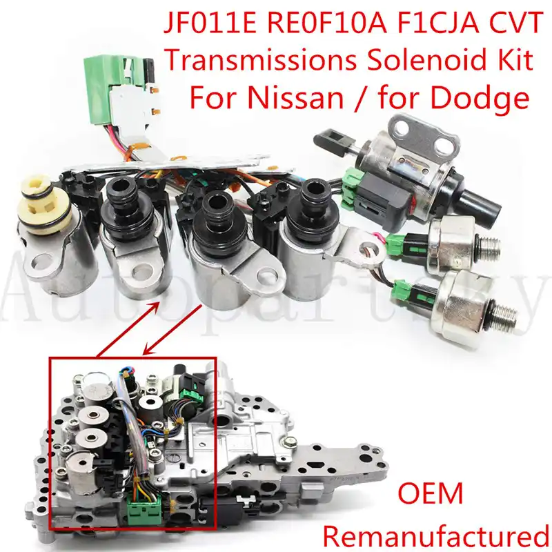 thumbnail image 2 of ZDKK Transmission Solenoid Kit - Fits Altima Sentra JF011E RE0F10A F1CJA Valve Body 2 of 14