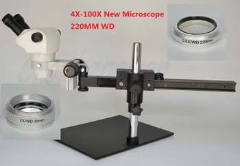 

FYSCOPE 4X~100X Stereo Zoom Binocular Microscope Guide Stereo Zoom Microscope PCB Inspection Microscope