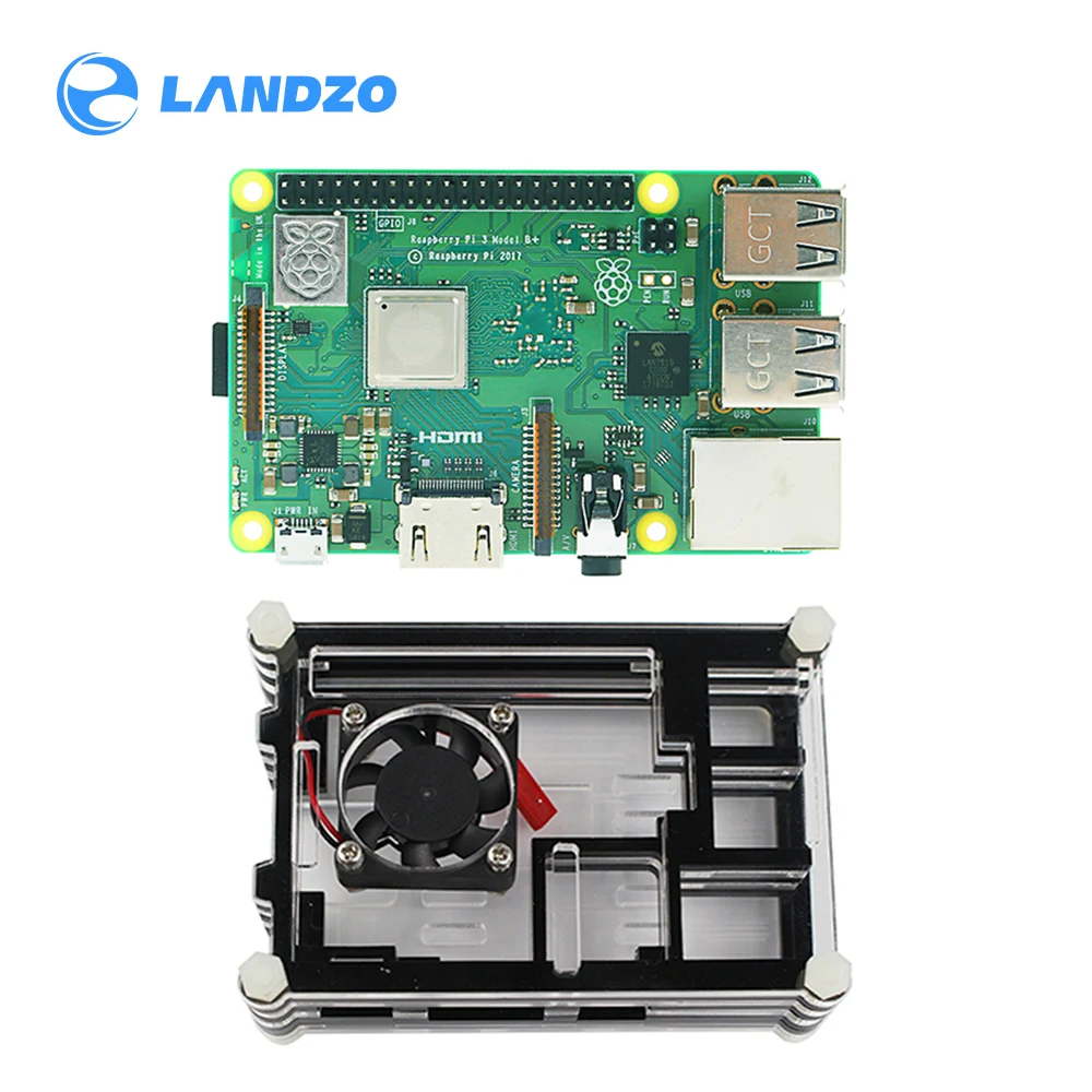 

Raspberry Pi 3B plus ( + ) and 9 layer Acrylic Box Black Cases