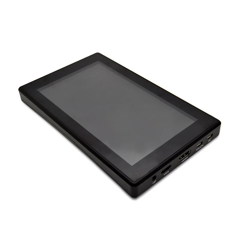  7 inch HDMI LCD with case 1024x600 Resolution Monitor IPS Capacitive Touch Screen with Toughened Gl