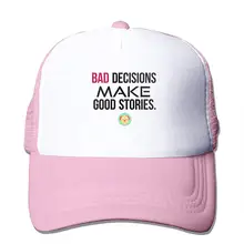 Сетчатые бейсболки в стиле унисекс с принтом "хорошие истории"