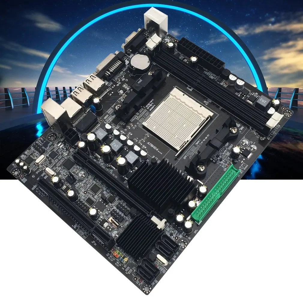 

A780 Computer Motherboard AM2 2xDDR2 PC Mainboard Dual Channel Support VGA High Performance Dual Channel