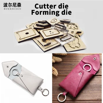 

SMVAUON Leather Tools Removabl Japanese Steel Knife Key Ring Pendant Cutter Die DIY Cutting Mold Wood Diese New Dies For 2020