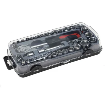 

40Pcs 3/8-Inch Socket Wrench tool Set Drive Ratchet Wrench Spanner Bicycle Motorcycle Car Repairing hand Tool Set Common Sockets