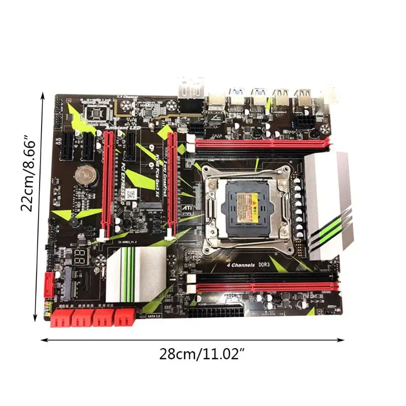 X99 2011-V3Pin DDR3 настольный компьютер материнская плата для E5-2609V3 комплект процессора