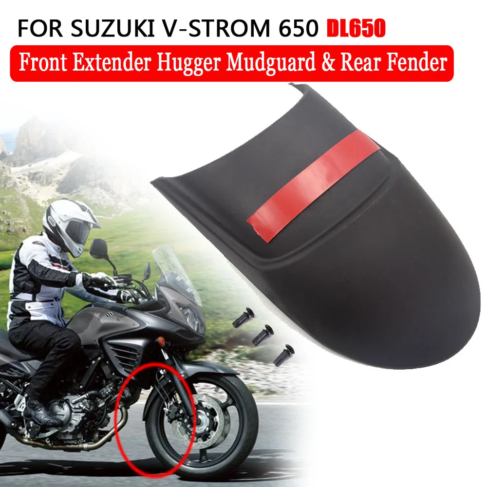 

Motorcycle Front Mudguard Fender Rear Extender Extension For suzuki dl650 vstrom DL650 DL 650 VSTROM