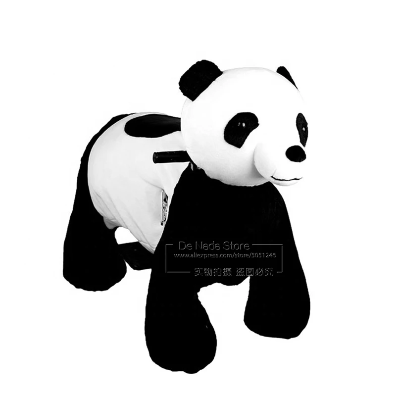 Factory Wholesale Price Shopping Malls Amusement Park Battery Stuffed Toy Plush Walking Animal Coin Operated Kiddie Rides 3