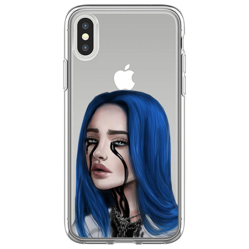 Billie Eilish Khalid Encantador TPU Мягкий силиконовый чехол для телефона для iPhone11 11Pro 11ProMax X XR XS Max 8 8Plus 7Plus 6s 6Plus 5 SE - Цвет: TPU