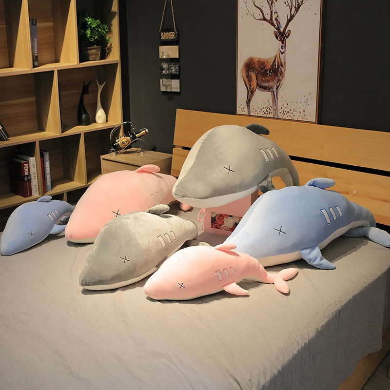 

New plush doll oversized cute Gem Dolphin doll cuddle pillow stuffed doll birthday gift