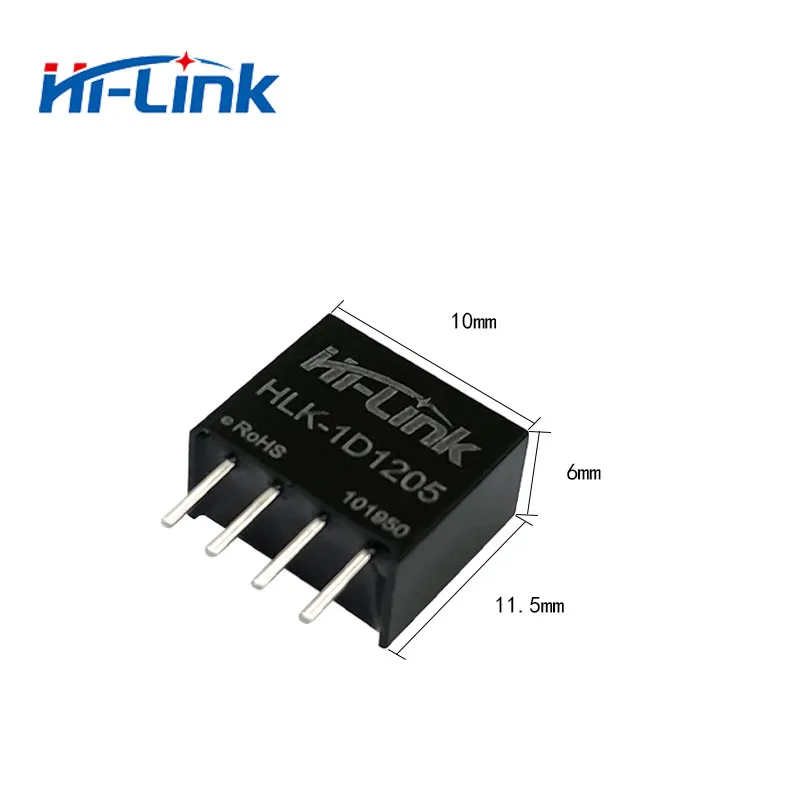 15 шт. dc преобразователь HLK-1D1205 5 в 0.2A изолированный модуль питания с DIP-4