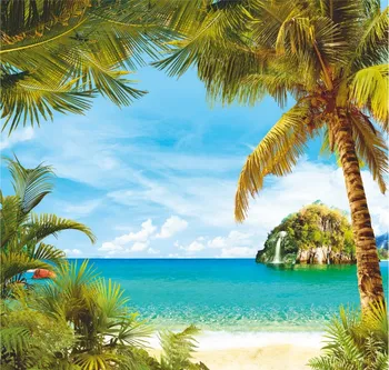 

photo wallpaper nature series "Mysterious Beach" k-183, paper 150g/m2, size 2100*2000mm 6 sheets