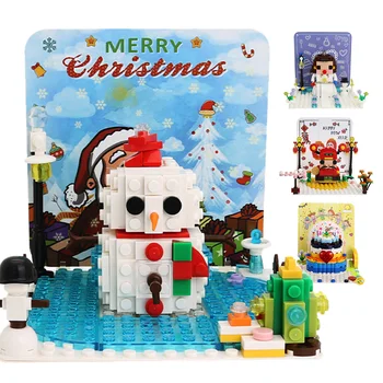 

Mini and Toy Plastic 138pcs-223pcs Building Blocks Children's Educational Toy Gift Holiday Greeting Card Gift Friend Designer