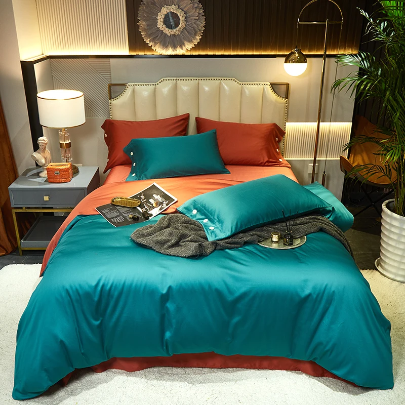 Peacock Colored Bedding Sets