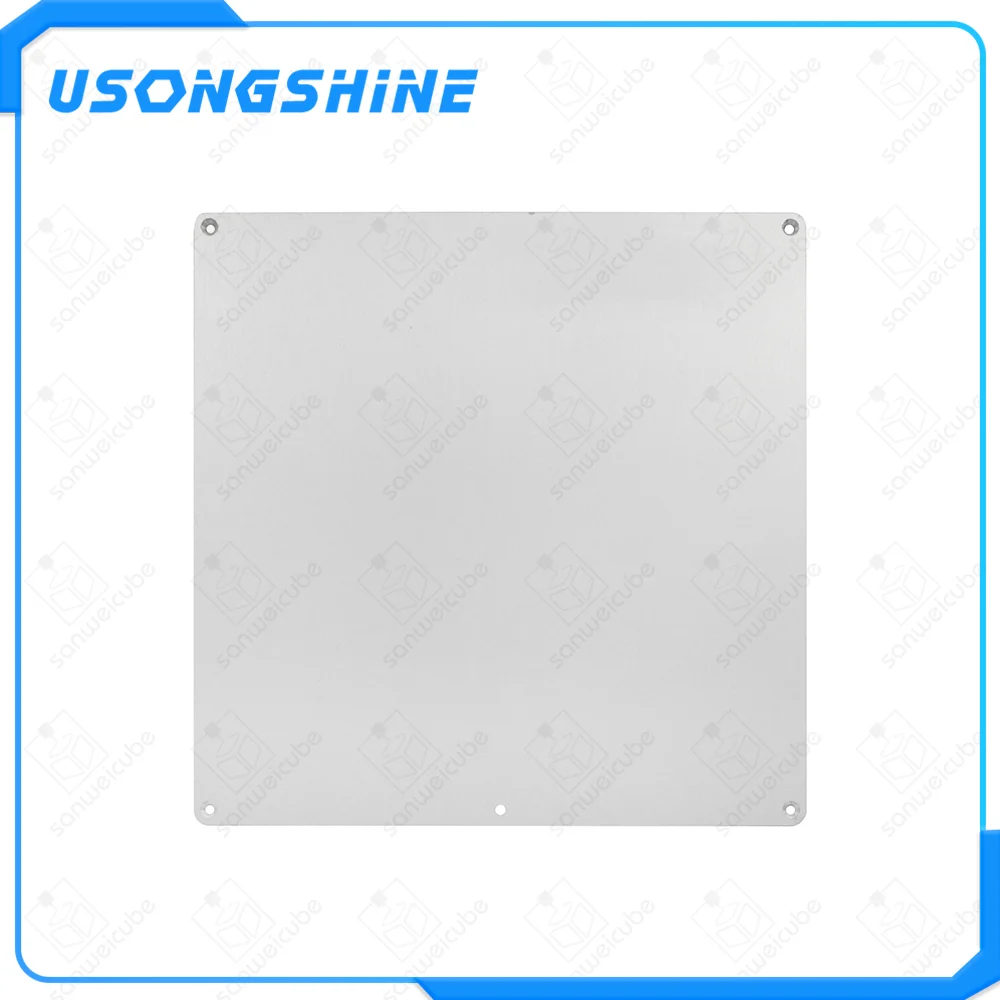 Usongshine высокая температура 120 градусов 220x220x3 мм 3d принтер алюминиевый MK3 PCB heatкровать двойной мощности Тепловая кровать Alu Горячая кровать 220*220 мм