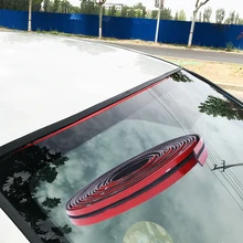 14 мм/19 мм резиновая наклейка s люк треугольная оконная герметичная уплотнительная полоса отделка автомобиля Передняя Задняя наклейка на лобовое стекло автомобиля герметик окна