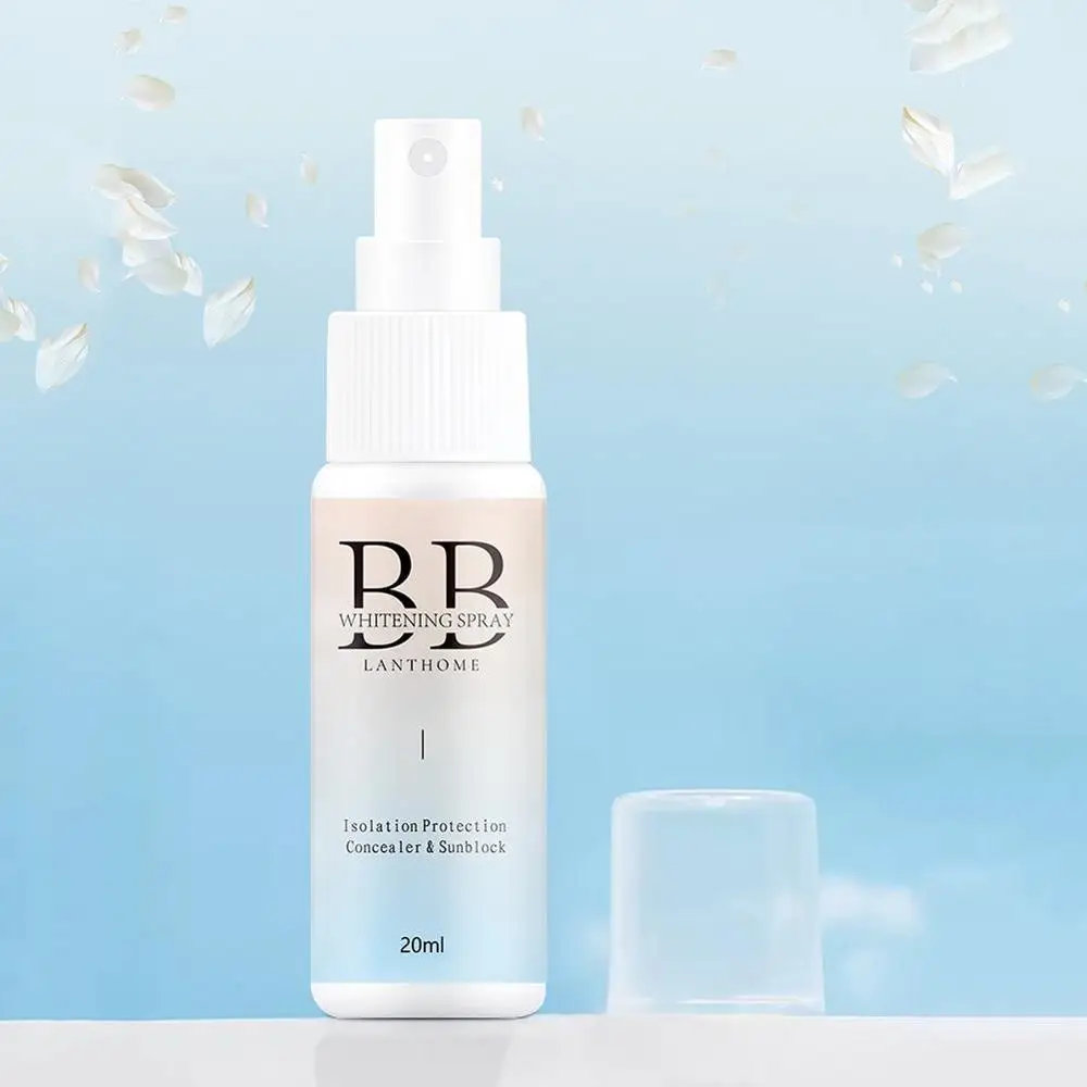 Spray BB Cream Concealer Brighten Whitening Moisturizing Base Face Foundation Makeup Beauty Skin Care For All Skins 20ml
