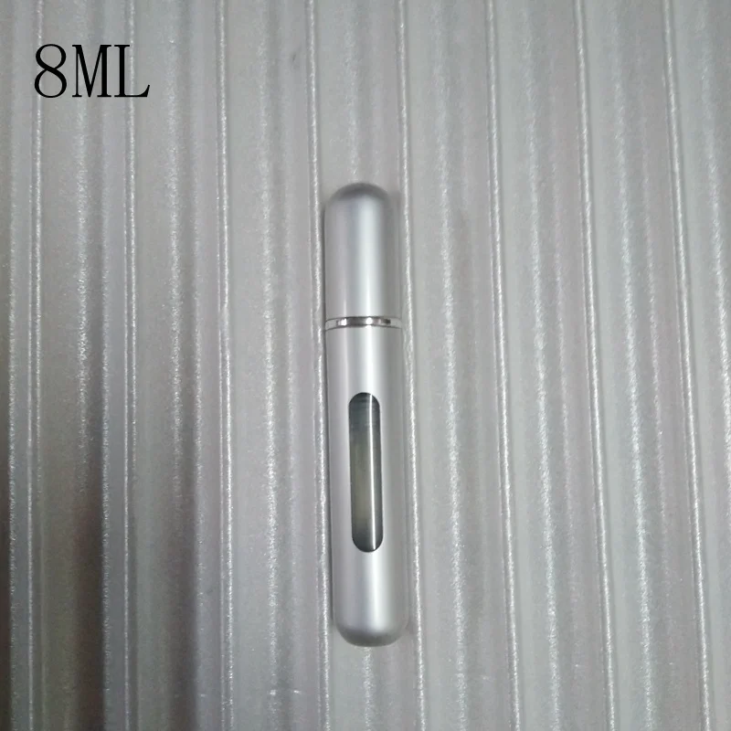 8ml silver 5 мл Путешествия многоразового Conveniet пустой парфюмерные флаконы с распылителем ароматизатор спрей случае parfum безвоздушный насос косметический контейнер - Цвет: 8ml silver