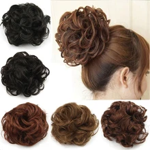 Soowee синтетический высокий кудрявый зажим в волосах шиньон Бун валик-бублик шнурок пряди волос аксессуары головной убор ободок