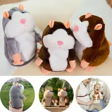 Электронный Genius говорящий хомяк, домашнее животное плюшевая игрушка повторить то, что вы говорите Добро развивающие говоря чучело игрушки для детей