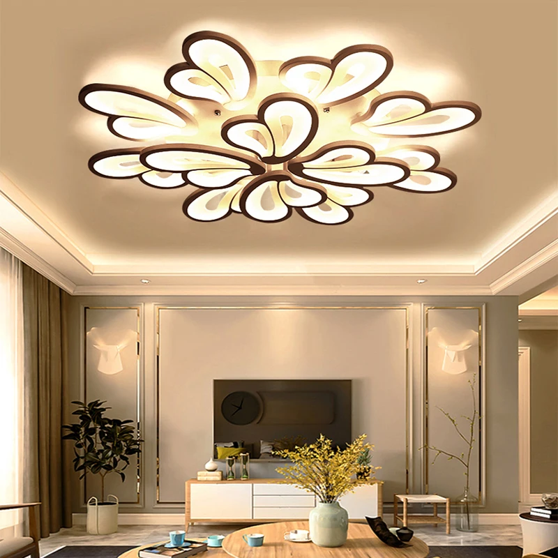 Современная Люстра Светодиодная для гостиной светильник спальни столовой