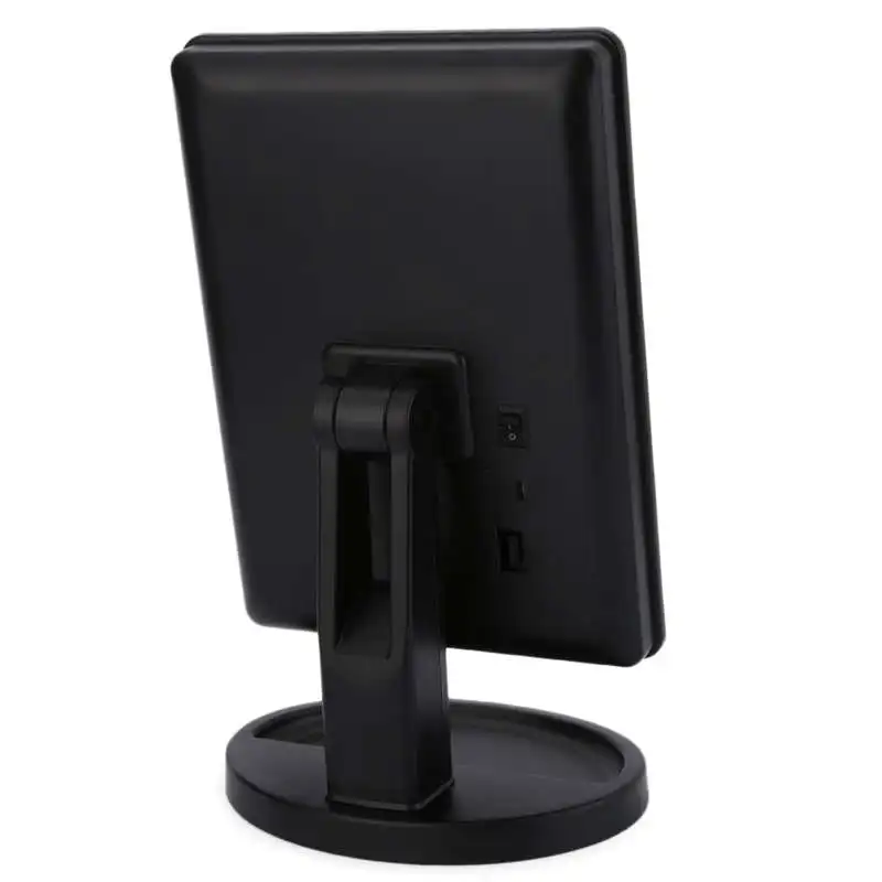 Led Light Press Screen 1X 10X Magnifier Makeup Mirror Desktop Countertop Bright Adjustable Usb Cable Or Battery Use