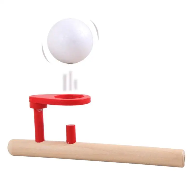 1 набор, Классическая деревянная игра, плавающий шар, Schylling, Blow Ball, игрушки для хобби, Веселая спортивная игрушка, плавающий мяч, игра, развивающие игрушки для малышей