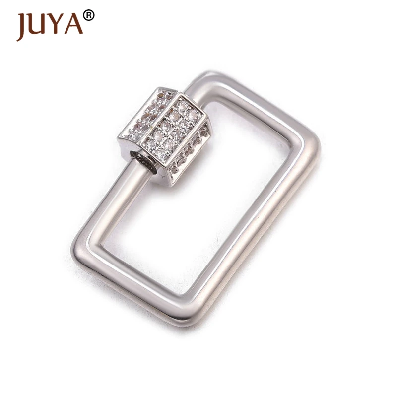 Silver DIY аксессуары для изготовления ювелирных изделий новые трендовые Популярные Висячие цепи замок крючок спиральные Застежки DIY Ожерелье Браслеты Ручной Работы - Цвет: Silver