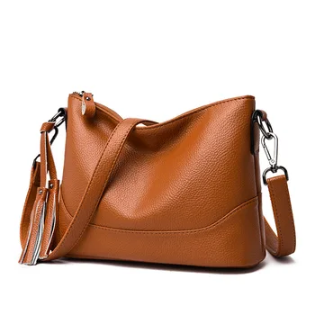 

women shoulder bag handbags genuine leather crossbody female bag fashion ladies totes for women Famous Brand Casual Girls C1241