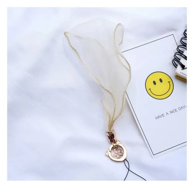 Short OFF White Короткий ремешок на запястье ремешок для iphone samsung Камера Gopro USB флеш-накопители ключи id карты брелок для телефона - Цвет: Short OFF White