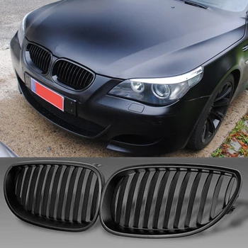 

1 Pair ABS Plastic Car Front Grille 51712155446 51712155447 Replacement for 5 Series E60/E61 2003-2010