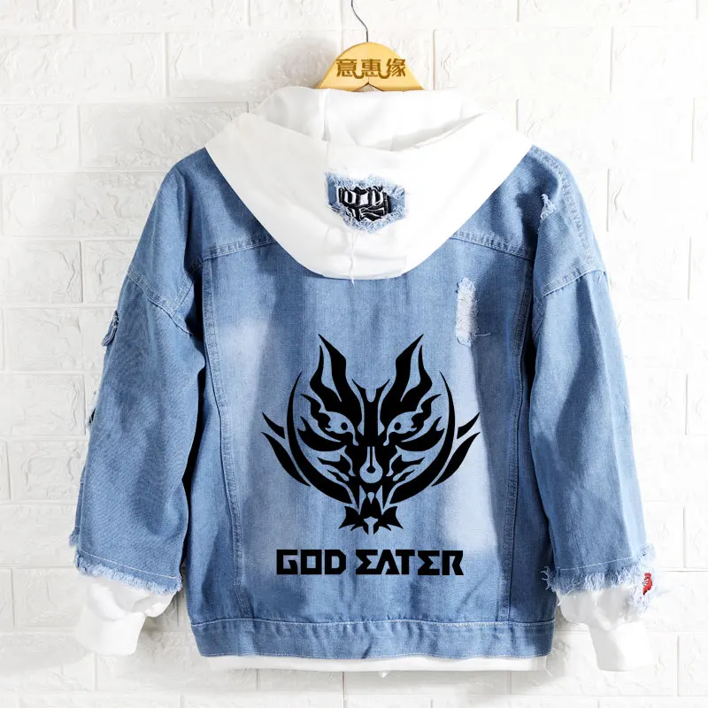 04 God Eater Толстовка Аниме Косплей Ковбойское пальто, джинсовая куртка весна осень мужские джинсы Hombre верхняя одежда - Цвет: 04