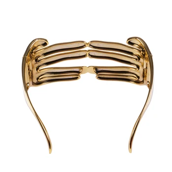 

Women Long Wavy Brown Ombre Curly Hair Rose Net Heat Resistant Synthetic Wig