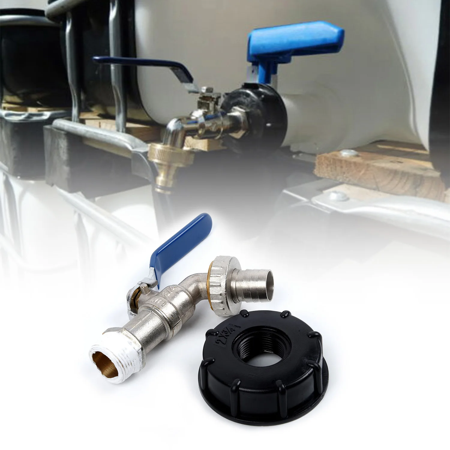 3/4 дюймов пластиковый баррель адаптер бак для дождевой воды IBC контейнер аксессуары