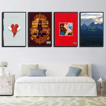 

Hot Album Music Cover Hip Hop Rap Art Painting Canvas Poster Wall Pictures For Living Room Home Decor