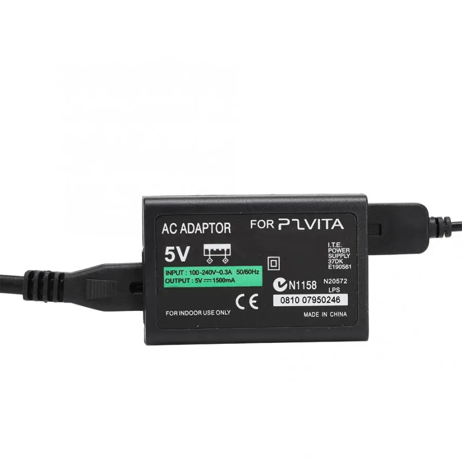 Для PSPVita 2000 Мощность адаптер постоянного тока и Напряжение DC 5 V/1500mA Зарядное устройство 50/60Hz Мощность адаптер