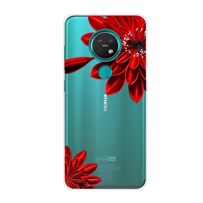 Для Nokia 7 2 чехол Funda для 2019 TA 1196 1181 1178 1193 Чехол Мягкий силиконовый из ТПУ Nokia7.2