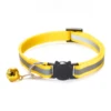 Cats Bells Collars Adjustable Nylon Buckles Small Dog Collar Reflective Collar Kitten Safe Necklace Pet Cat Accessories Supplie 5