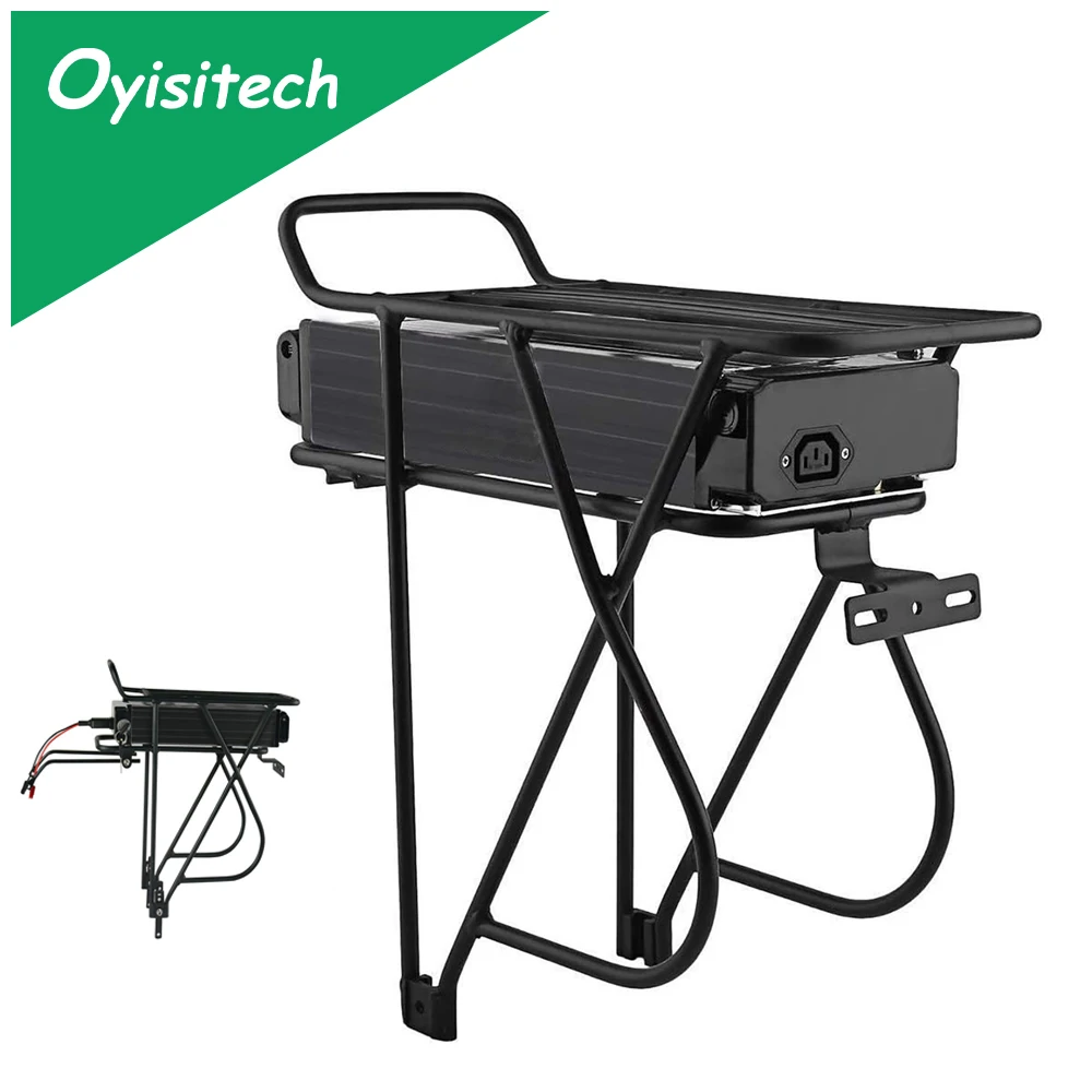 Rear Rack eBike Battery 48V 15Ah 18650 Cell Electric Bike Batteries