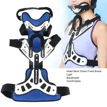 

Cervical Thoracic Orthosis Adjuatable Head Neck Chest Fixed Brace Traction Device Lumbar Spine Correction Pain Relief Therapy