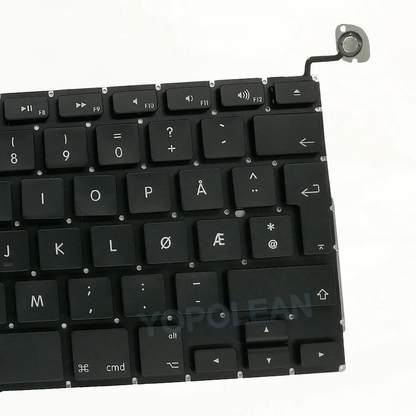 Норвежская Клавиатура с Подсветка для MacBook Pro, моноблок 1" A1278 2009 2010 2011 2012 лет