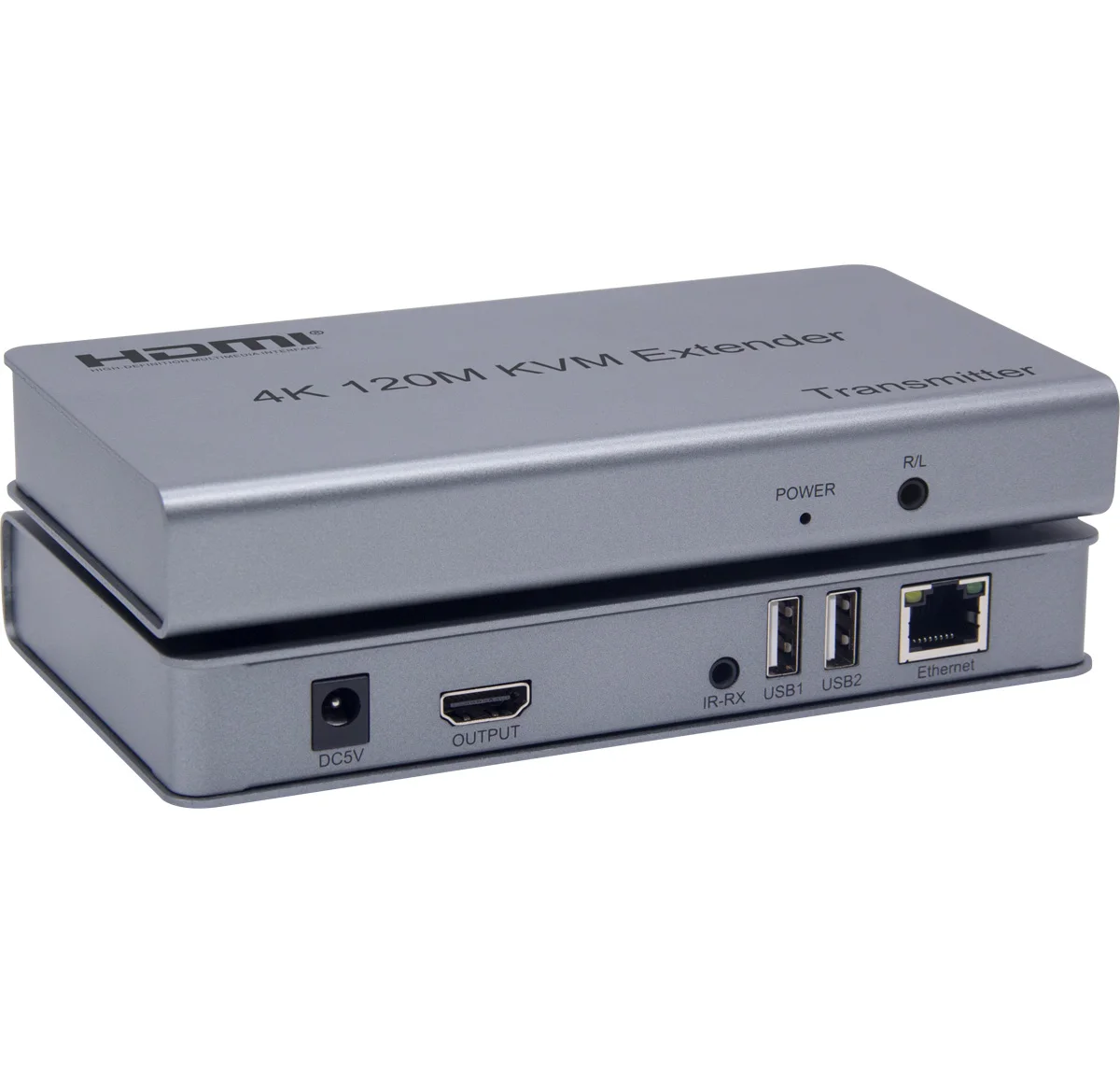 NO Packing Box 4K HDMI удлинитель KVM Поддержка USB мышь расширение клавиатуры 120 м RJ45 UTP Ethernet кабель CAT 5E 6 6A 6E Cat6 шнур ПК к телевизору HD tv - Цвет: NO Packing Box