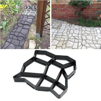 

DIY Path Maker Mold Manually Plastic Pavement Cement Brick Molds Garden Stone Road Concrete Moulds Home Supplies Garden Tools