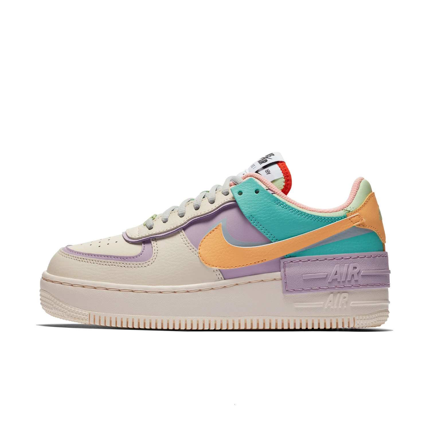 Nike Air Force 1 Shadow женская обувь для скейтбординга Comforbale уличные спортивные кроссовки CI0919-400 оригинальные новое поступление - Цвет: CI0919-101