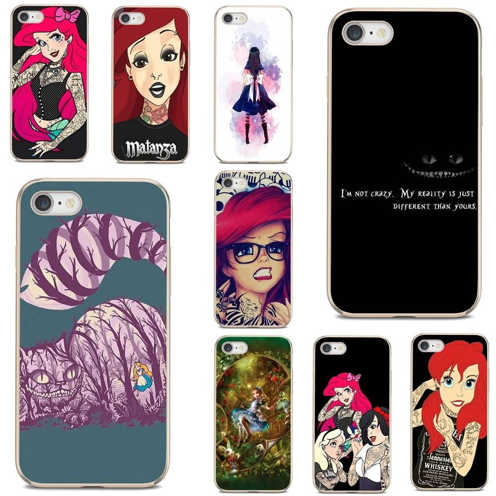 Чехол для татуировок Samsung Galaxy A12 A31 A41 A51 A71 A20e A21s M30 A10 A30 A40 A50 A60 A70 Girl-D-Ariel-Princess-C-Jasmine |