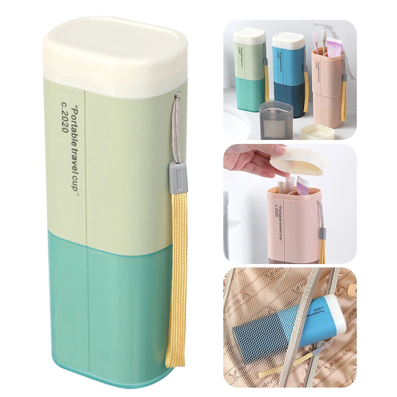 4Color Travel Toothbrush Holder Travel Portable Toothbrush Storage Box b 