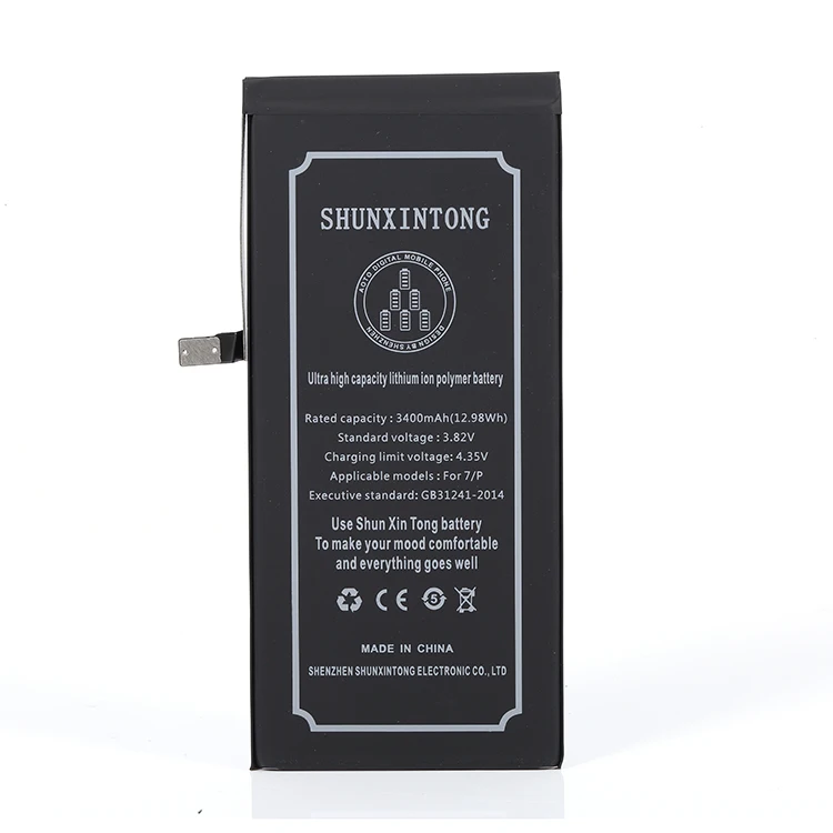 

Original Polymer Lithium-ion Phone Battery 3400mah For Apple iPhone 7 Plus Replacement Batteries For iphone 7/P + Tools Kit