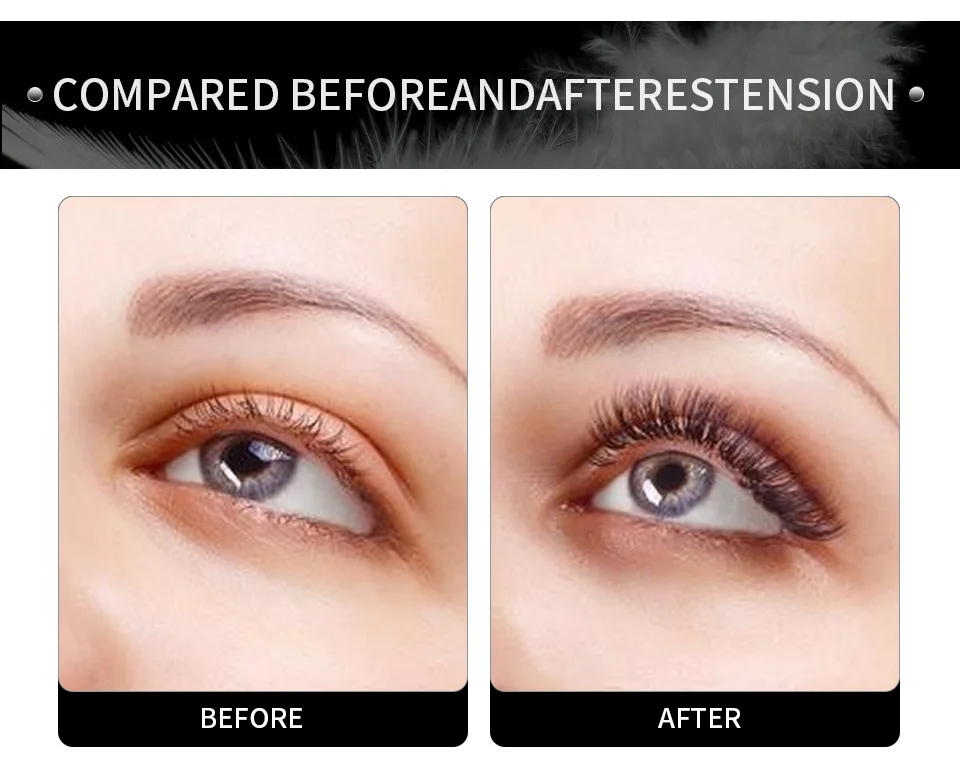 Thinkshow Individual Lash 100% Handmade 3D Volume Eyelash Extension Natural Long Korea Silk Mink Individual False Eye lashes