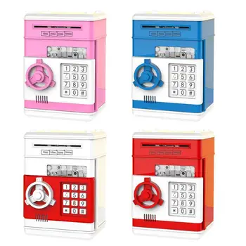 

Piggy Bank Safe Money Box Bank Electronic Password Coin Lock Gift ATM Kids Cash A6Z4