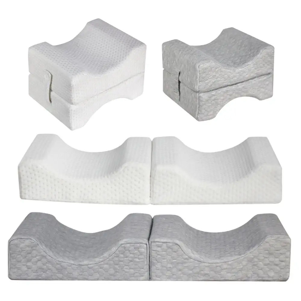 2 шт. Memory Foam наколенники для тела беременность клиновидная подушка со съемным чехлом и ушной вилкой для снятия боли суставы задней ноги бедра