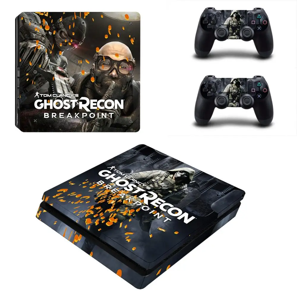 Tom Clancy's Ghost Recon: Breakpoint PS4 Slim sticker Play station 4 стикер кожи для playstation 4 PS4 Slim консоль и контроллер